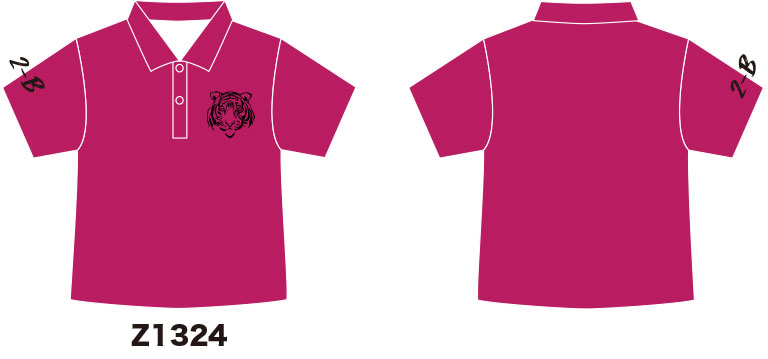 クラスTシャツ　ポロシャツ　デザイン例2